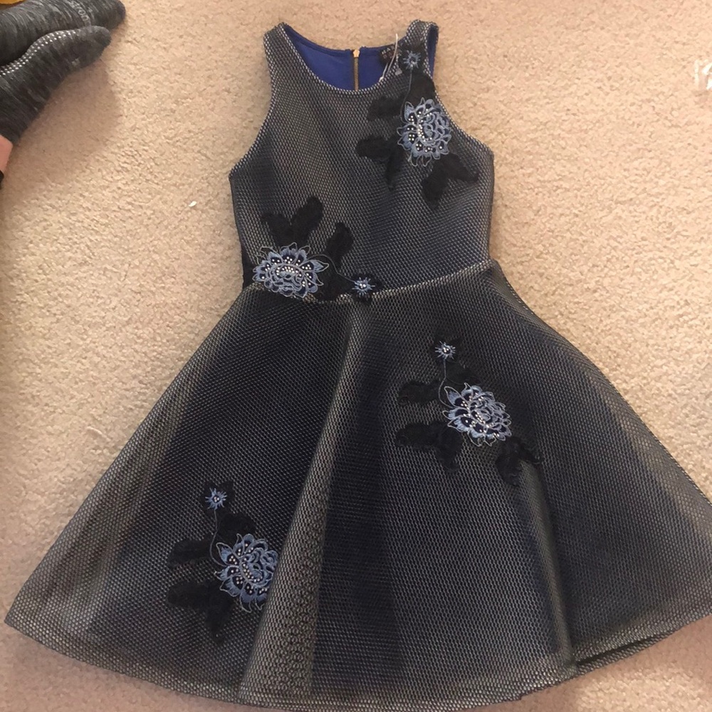 Blue flower dress